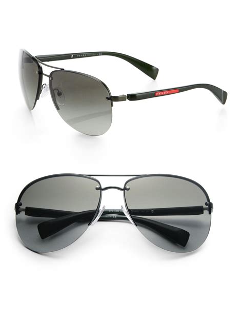 prada sunglasses mens aviator|More.